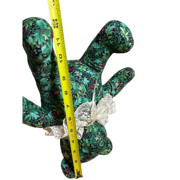 Homemade Stuffed Plush Teddy Bear Christmas Theme Pattern - Picture 9 of 11